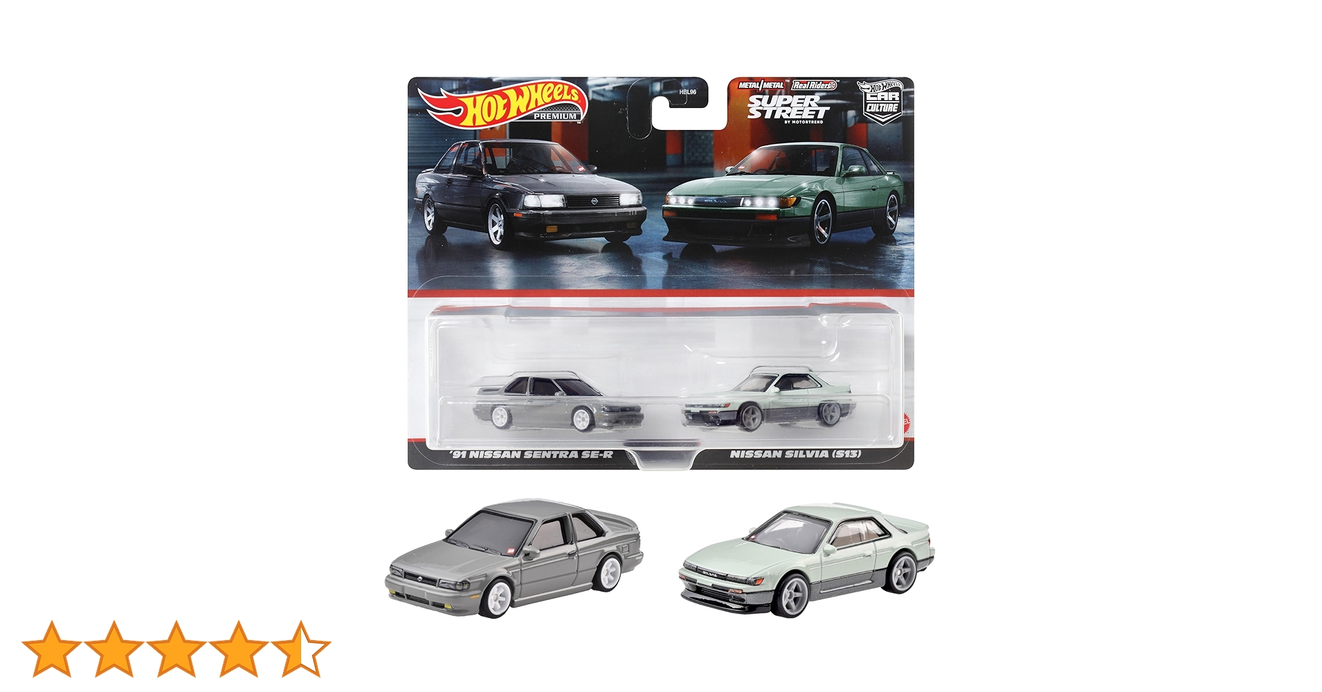 Amazon | ホットウィール(Hot Wheels) プレミアム 2パック '91 日産